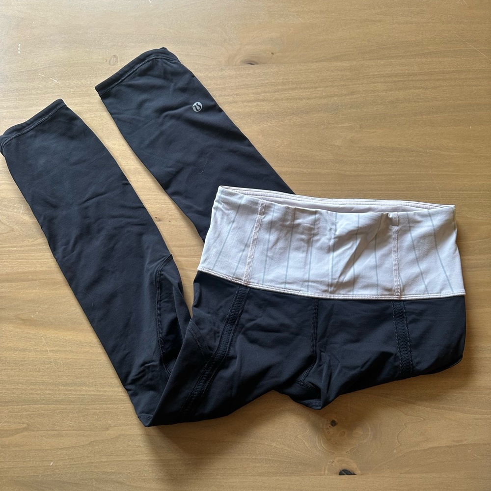 Lululemon Athletica Black and White Leggings